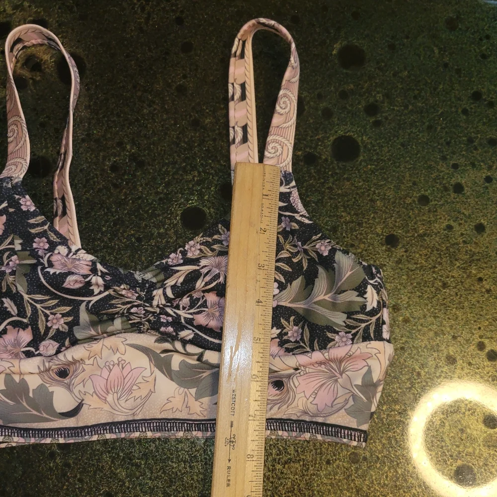 Free People Oasis Bike Shorts High Rise & Crop Top Size XS Yoga Workout Set
